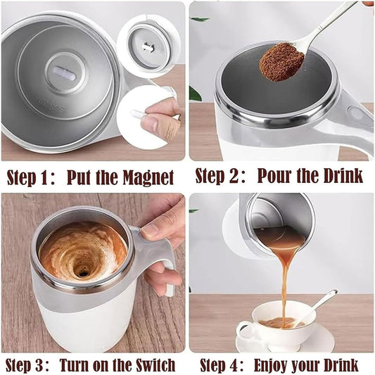 Automatic Magnetic Stirring Coffee Mug