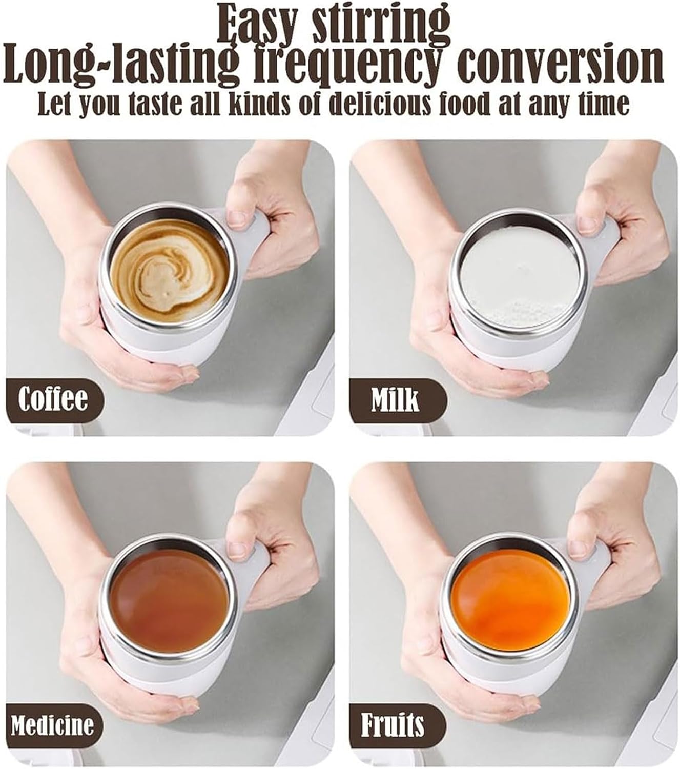 Automatic Magnetic Stirring Coffee Mug